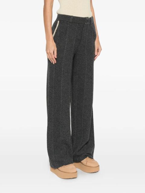 Guest In Residence knitted trousers - Grey