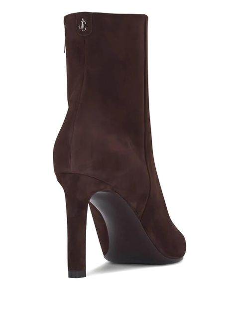 Jimmy Choo pointed heeled boots - Brown