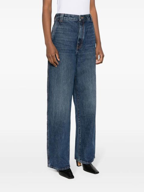 KHAITE The Bacall low-rise jeans - Blue - zdjęcie produktu nr 2