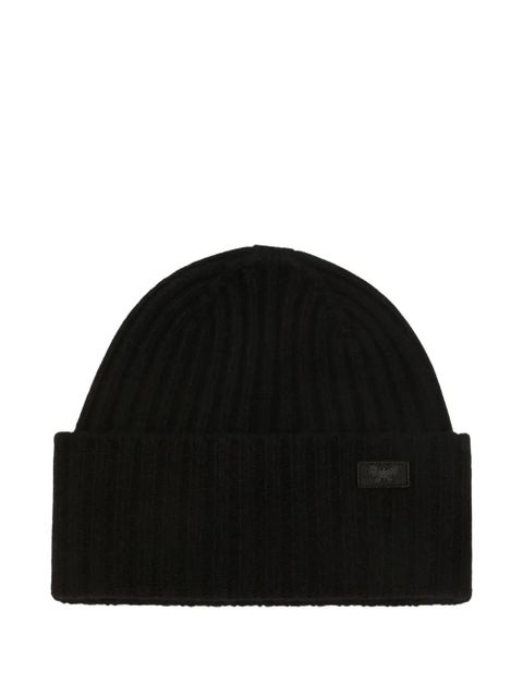 Weekend Max Mara ribbed wool beanie - Black