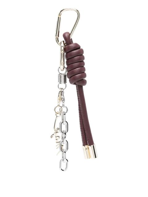 Maje leather-knot keyring - Red - zdjęcie produktu nr 1