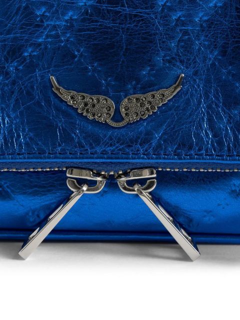 Zadig&Voltaire Rock quilted chain shoulder bag - Blue