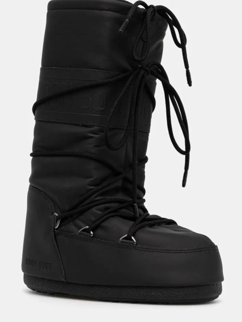 Moon Boot śniegowce MB ICON RUBBER kolor czarny 80D1402760 N001