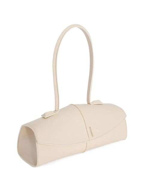 Jil Sander Linea piping leather shoulder bag - Neutrals - zdjęcie produktu nr 2