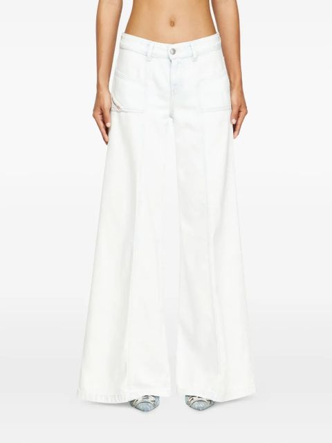 Diesel D-akii 09m08 flared jeans - White - zdjęcie produktu nr 2