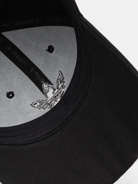 adidas Originals czapka z daszkiem bawełniana kolor czarny z aplikacją IY1545