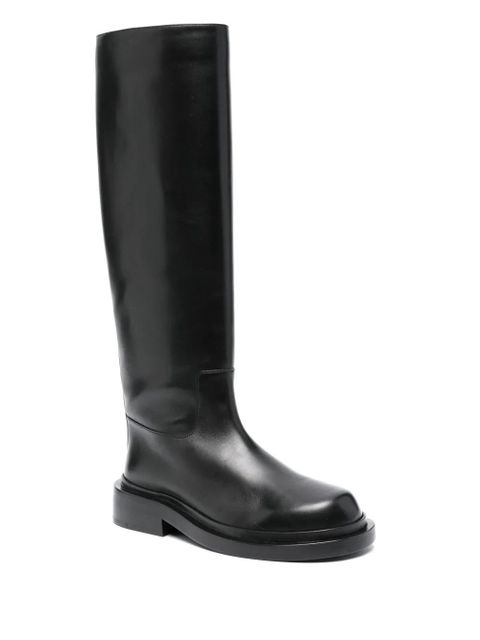 Jil Sander knee-high boots - Black - zdjęcie produktu nr 2