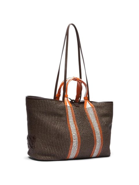 Casadei Amalfi woven shoulder bag - Brown - zdjęcie produktu nr 2