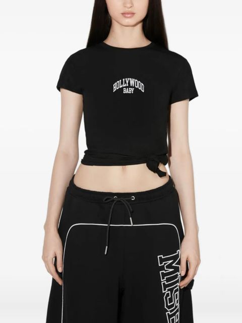 MISBHV knot-detailed T-shirt - Black
