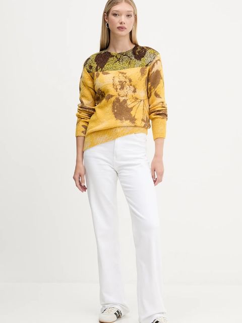 Desigual sweter z domieszką wełny ADAK - zdjęcie produktu nr 2