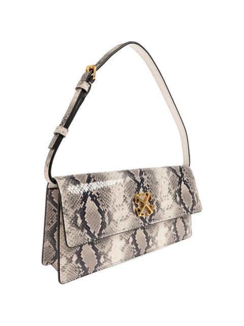 Off-White snakeskin-effect shoulder bag - Neutrals