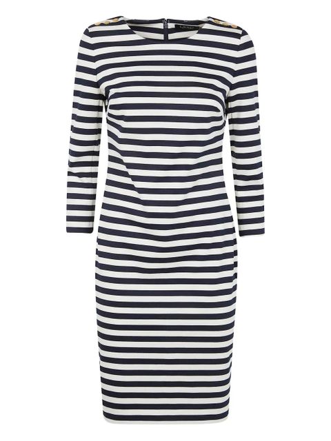 Lauren Ralph Lauren striped midi dress - Blue - zdjęcie produktu nr 1