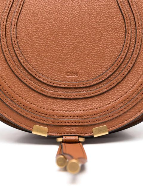 Chloé Marcie leather cross body bag - Brown