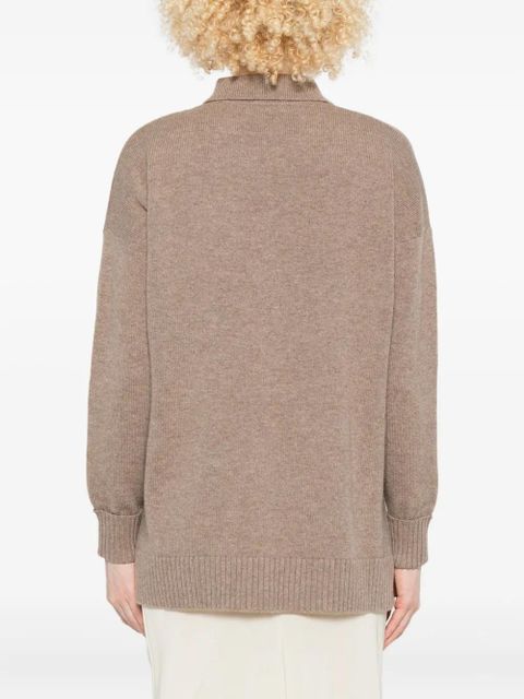 Max Mara buttoned chest-pocket cardigan - Brown