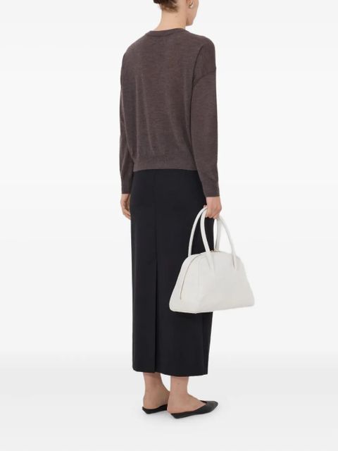 LouLou de Saison KITA buttoned ribbed cardigan - Brown - zdjęcie produktu nr 2