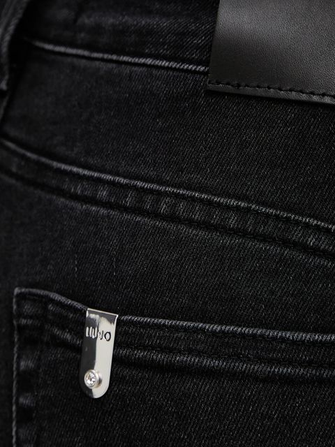 Liu Jo jeansy damskie kolor czarny UA6035 D0305