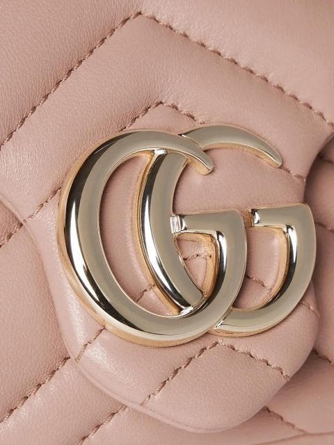Gucci Marmont chain mini shoulder bag - Pink