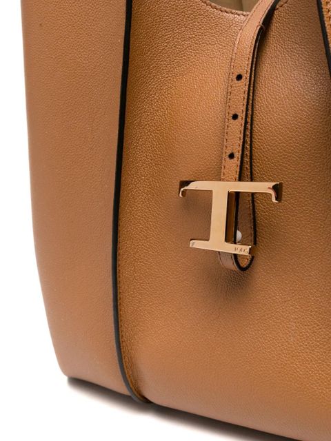 Tod's medium T Timeless leather tote bag - Brown - zdjęcie produktu nr 2