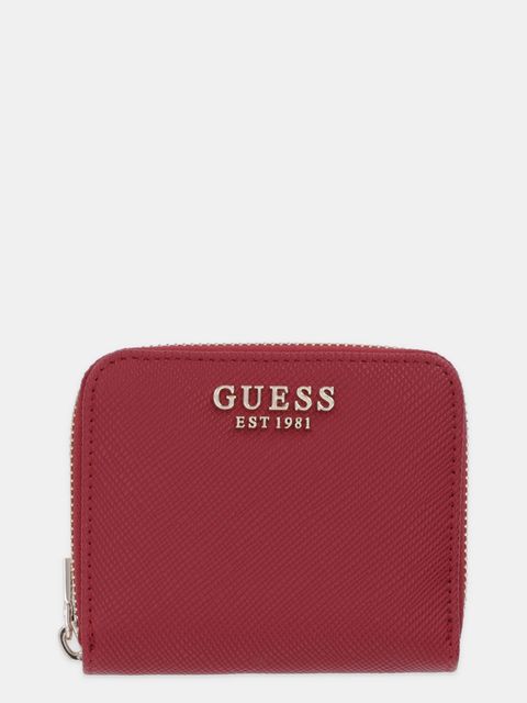 Guess portfel LAUREL damski kolor czerwony SWZG74 59137