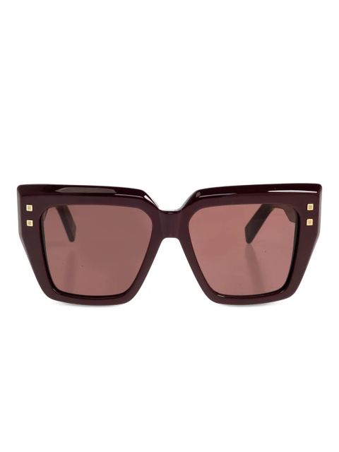 Balmain square-frame sunglasses - Brown - zdjęcie produktu nr 1