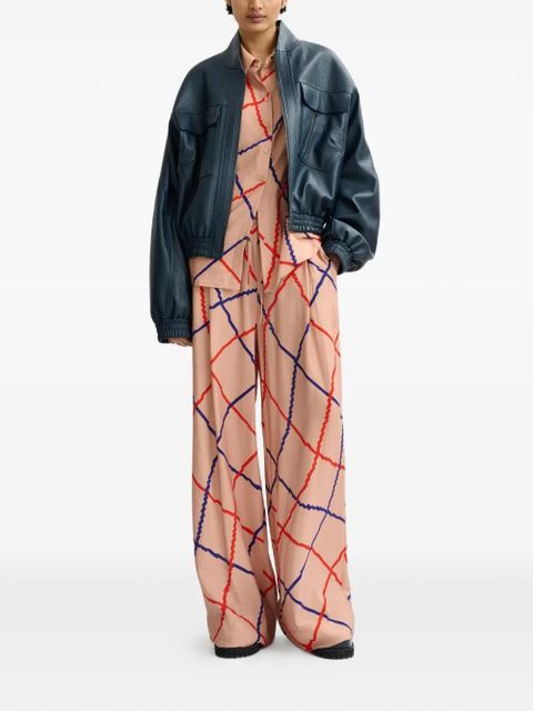 Essentiel Antwerp zip-up jacket - Blue