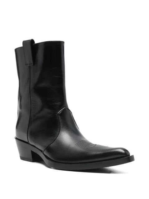 KHAITE pointed toe western boots - Black - zdjęcie produktu nr 2