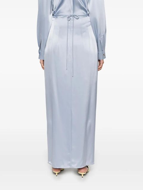 Nanushka draped midi skirt - Blue - zdjęcie produktu nr 1