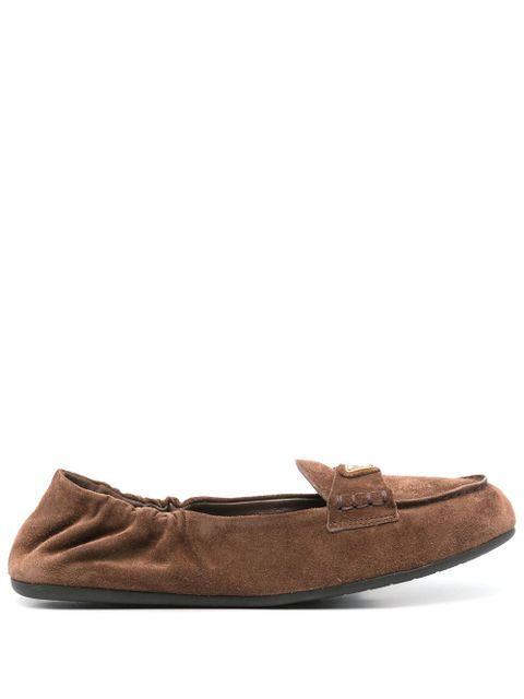 Prada suede loafers - Brown - zdjęcie produktu nr 1