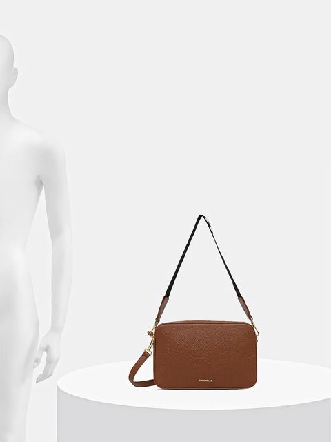 Coccinelle torebka skórzana TEBE kolor brązowy E5.MN5.52.01.01