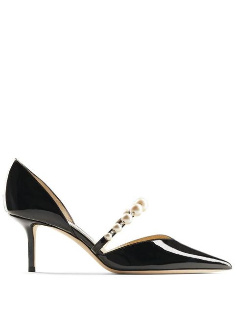 Jimmy Choo Aurelie 65mm pearl-embellished pumps - Black - zdjęcie produktu nr 1