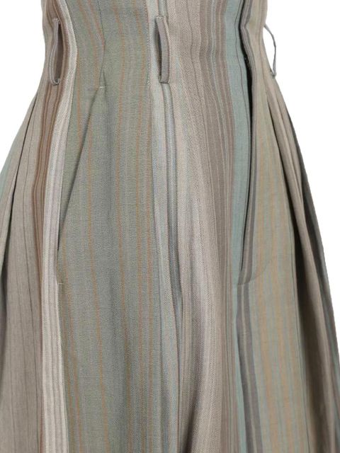 Vivienne Westwood striped bag trousers - Neutrals
