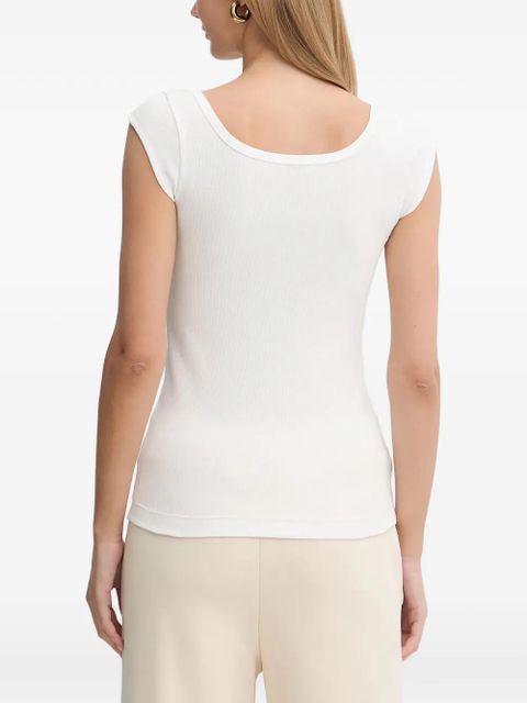 PINKO ribbed T-shirt - White