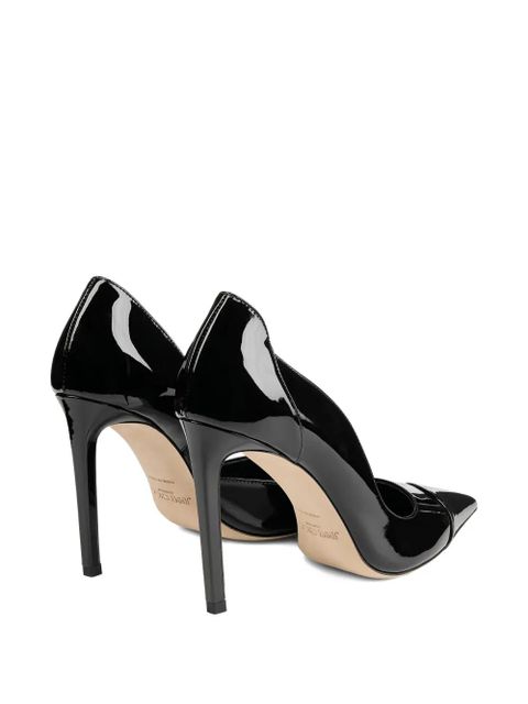 Jimmy Choo 100mm Brigitte pointed-toe pumps - Black
