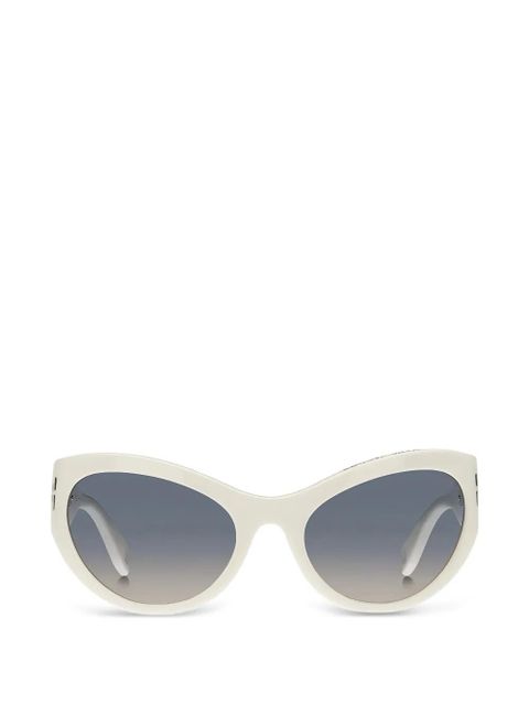 Marc Jacobs oval-frame sunglasses - Neutrals - zdjęcie produktu nr 1