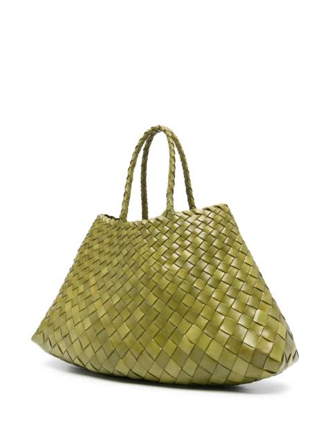 DRAGON DIFFUSION leather tote bag - Green