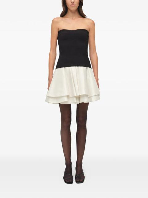 Simkhai Isabelle off-shoulder mini dress - Black - zdjęcie produktu nr 2