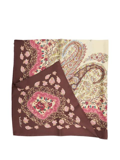Valentino Garavani floral-print scarf - Brown - zdjęcie produktu nr 1