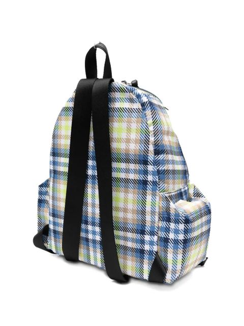 Vivienne Westwood medium George tartan-print backpack - White