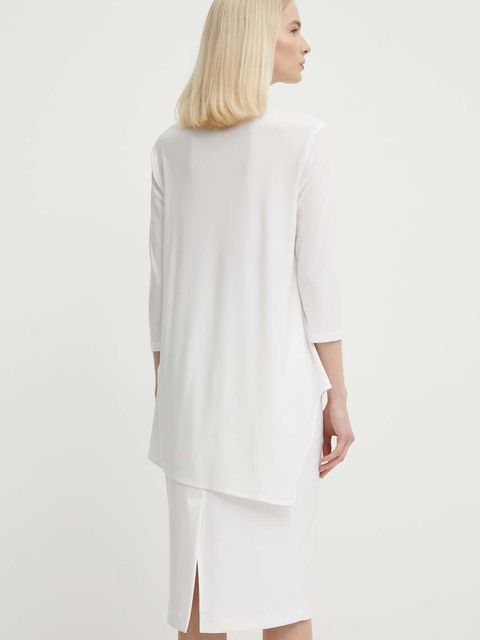 Joseph Ribkoff bluzka damska kolor biały gładka 161066