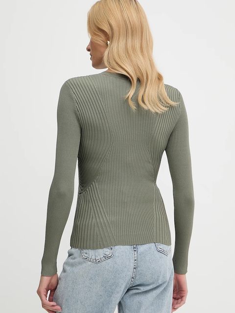 Guess sweter HANNA damski kolor zielony W5YR08 Z0040