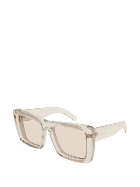 Saint Laurent Eyewear square-frame sunglasses - Neutrals - zdjęcie produktu nr 2
