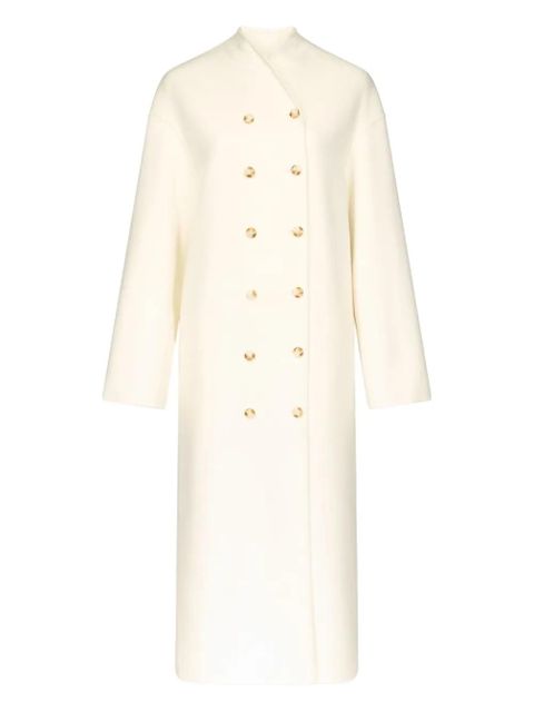 LouLou de Saison Amory double-breasted-button coat - White - zdjęcie produktu nr 1