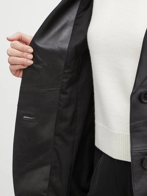 Stand Studio marynarka skórzana Mina