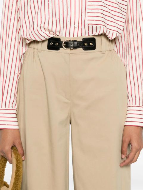 Maje wide-leg trousers - Neutrals