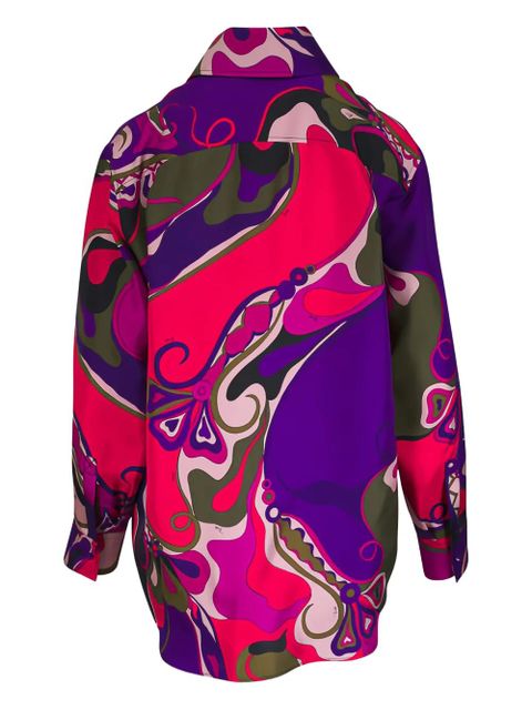 PUCCI graphic-pattern shirt - Purple