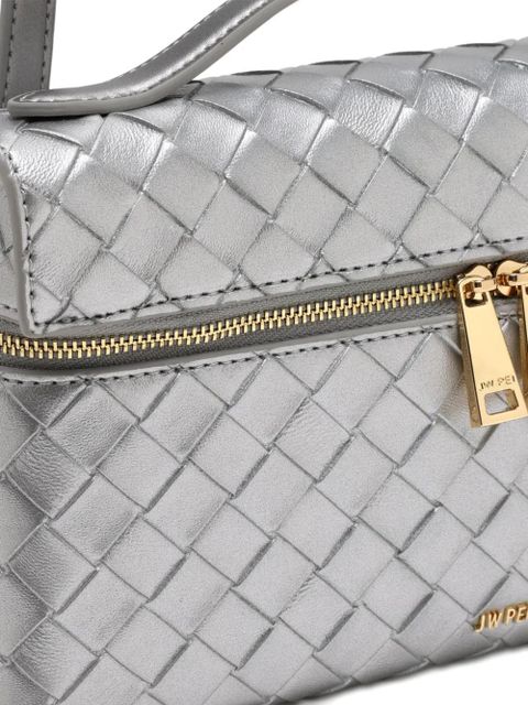JW Pei quilted top-handle cross body bag - Silver