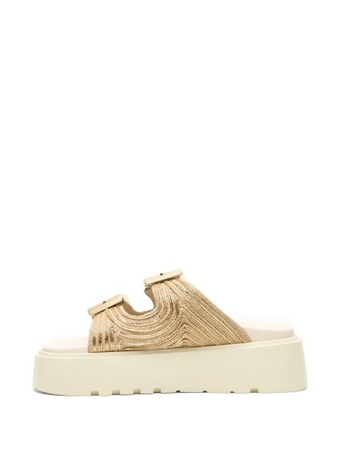 Casadei Thaiti Birki buckle-strap platform sandals - Neutrals