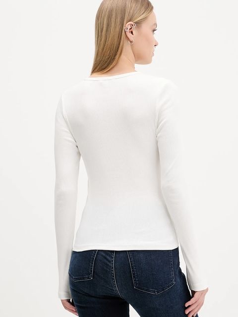 Tommy Jeans longsleeve 2-pack damski kolor granatowy DW0DW17716