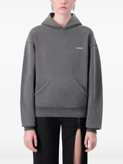 Coperni logo-print hoodie - Grey