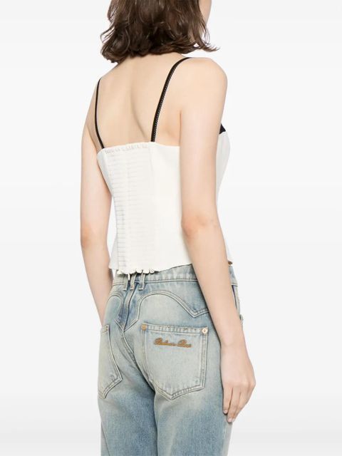 Reformation Melanie sweetheart neck top - Neutrals - zdjęcie produktu nr 2